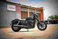 Harley Davidson Street 750 2017 4 motorbike A4 Photo Print