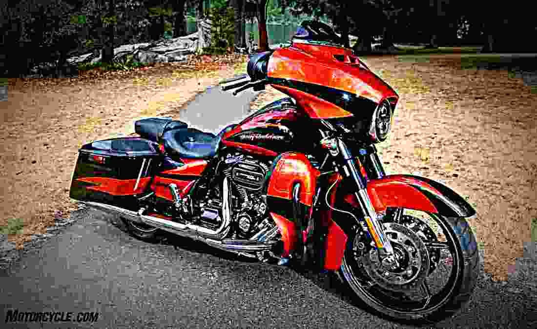 Harley Davidson Street Glide 2017 3 motorbike A4 Photo Print