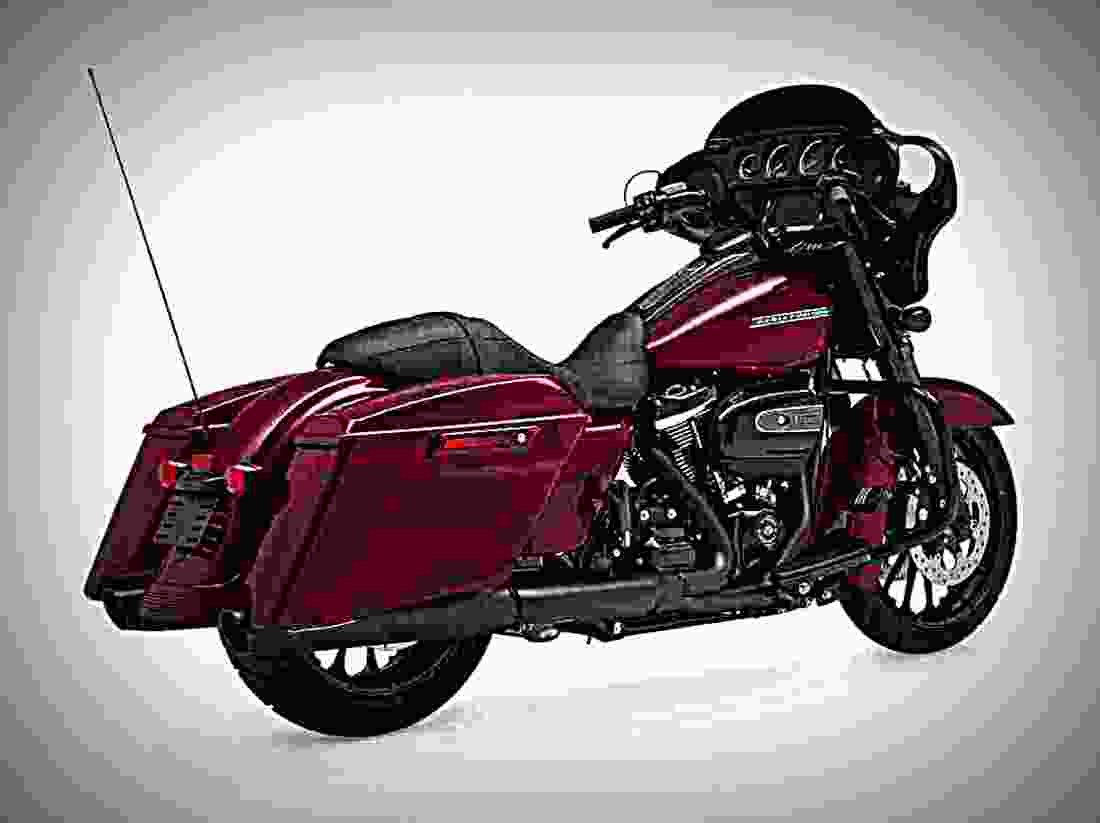 Harley Davidson Street Glide 2018 1 motorbike A4 Photo Print