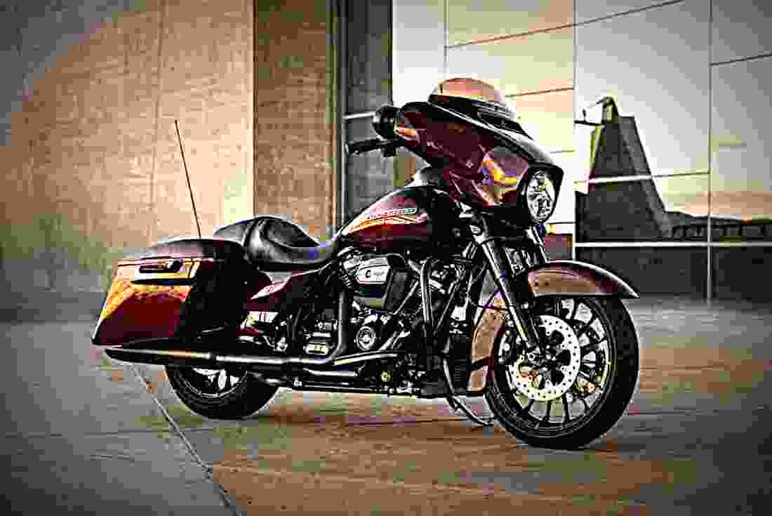 Harley Davidson Street Glide 2018 4 motorbike A4 Photo Print