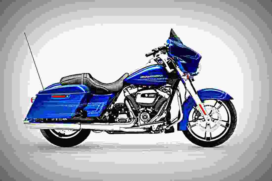 Harley Davidson Street Glide 2019 1 motorbike A4 Photo Print