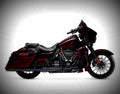 Harley Davidson Street Glide 2019 3 motorbike A4 Photo Print