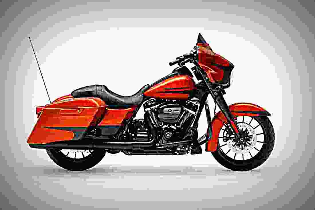 Harley Davidson Street Glide Special 2019 2 motorbike A4 Photo Print