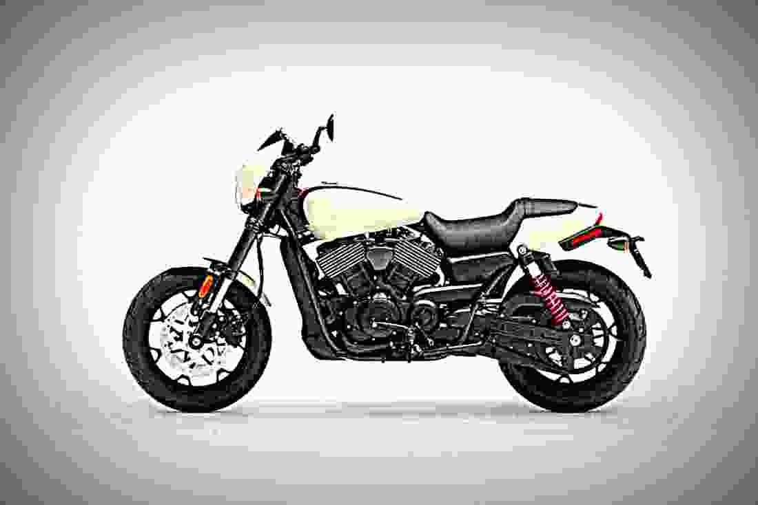Harley Davidson Street Rod 2019 3 motorbike A4 Photo Print