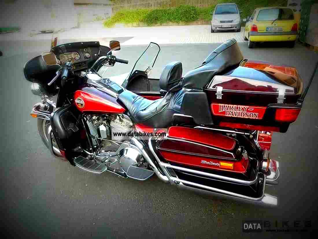 Harley Davidson Tour Glide Ultra Classic 1990 5 motorbike A4 Photo Print