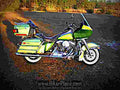Harley Davidson Tour Glide Ultra Classic 1992 2 motorbike A4 Photo Print