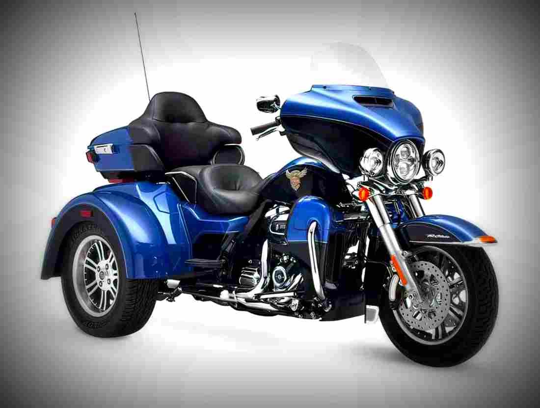 Harley Davidson Tri Glide Ultra 2017 4 motorbike A4 Photo Print