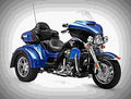 Harley Davidson Tri Glide Ultra 2018 1 motorbike A4 Photo Print