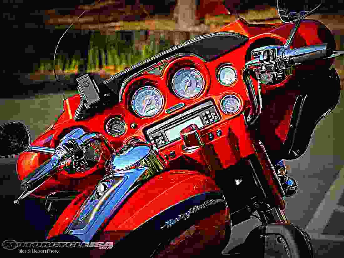 Harley Davidson Ultra Classic Electra Glide 1996 3 motorbike A4 Photo Print