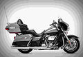 Harley Davidson Ultra Limited 2017 3 motorbike A4 Photo Print