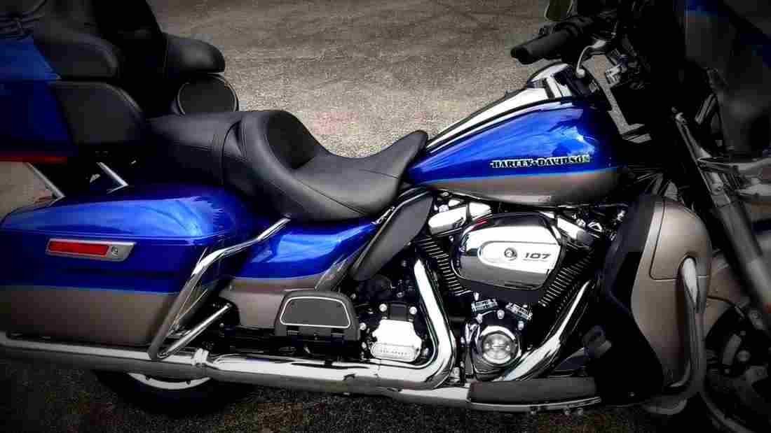 Harley Davidson Ultra Limited 2019 4 motorbike A4 Photo Print