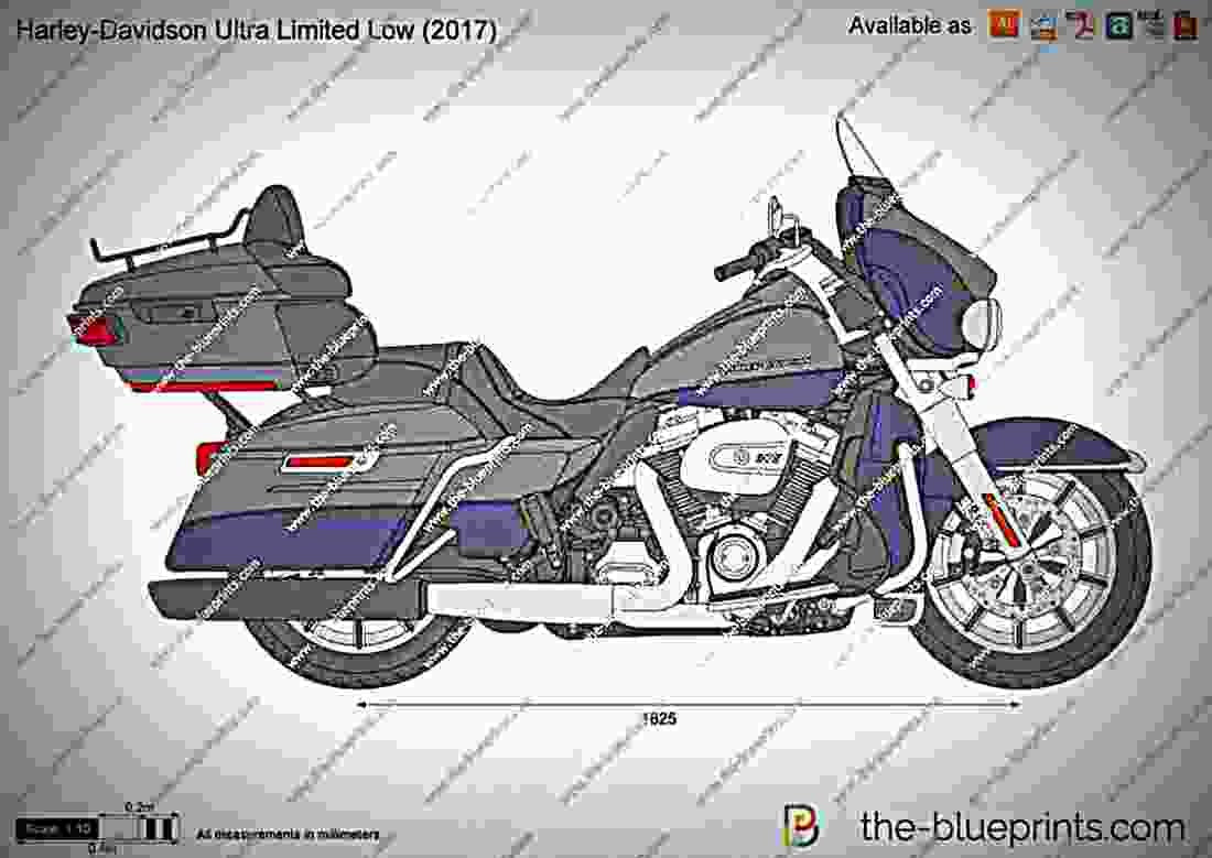 Harley Davidson Ultra Limited Low 2017 2 motorbike A4 Photo Print