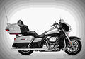 Harley Davidson Ultra Limited Low 2018 3 motorbike A4 Photo Print