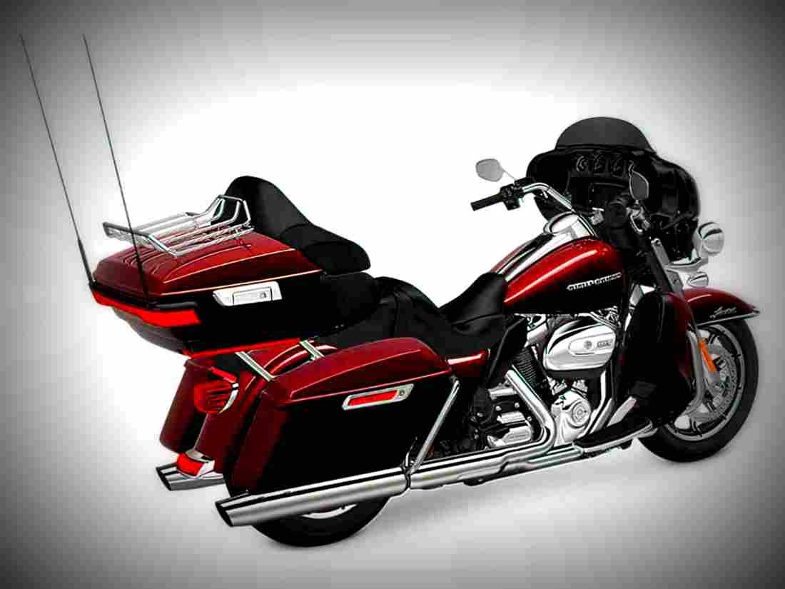 Harley Davidson Ultra Limited Low 2018 4 motorbike A4 Photo Print