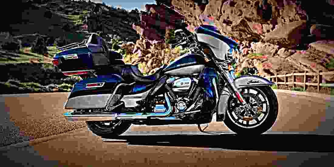 Harley Davidson Ultra Limited Low 2019 4 motorbike A4 Photo Print