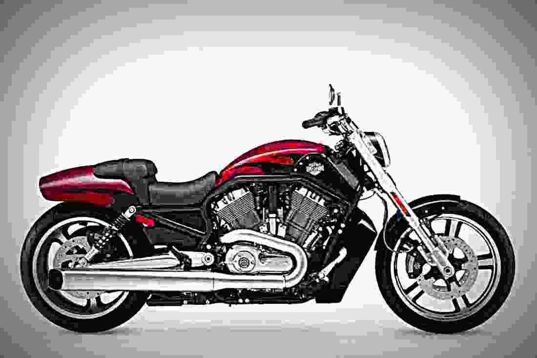 Harley Davidson V Rod Muscle 2017 2 motorbike A4 Photo Print