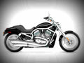 Harley Davidson VRSCA V Rod 2003 1 motorbike A4 Photo Print