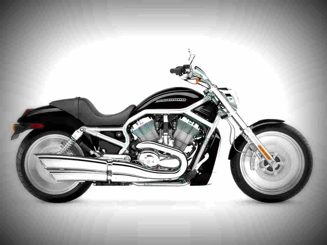 Harley Davidson VRSCA V Rod 2003 1 motorbike A4 Photo Print