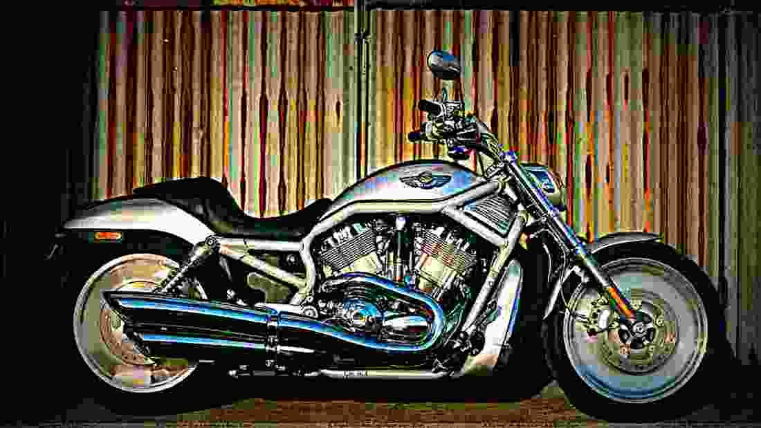 Harley Davidson VRSCA V Rod 2003 2 motorbike A4 Photo Print
