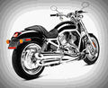 Harley Davidson VRSCA V Rod 2003 4 motorbike A4 Photo Print