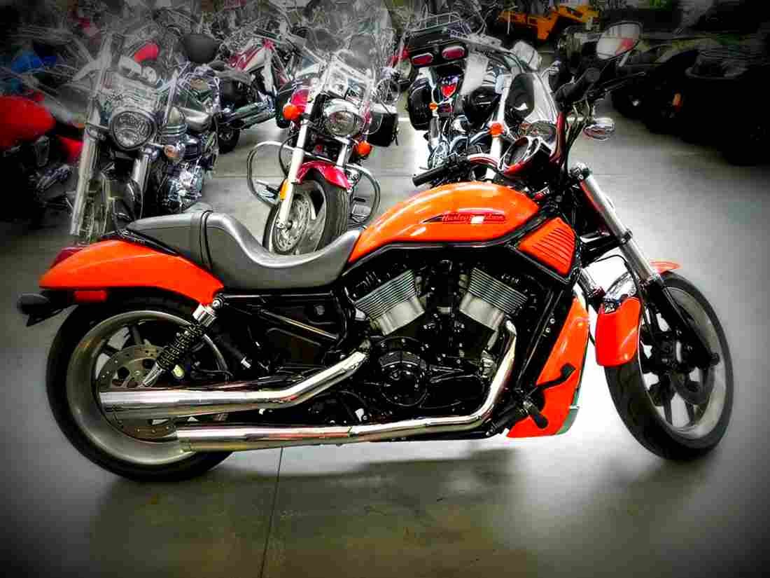 Harley Davidson VRSCA V Rod 2004 2 motorbike A4 Photo Print