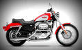 Harley Davidson XL 1200 Custom 2002 2 motorbike A4 Photo Print