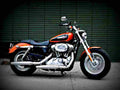 Harley Davidson XL 1200 Custom 2002 3 motorbike A4 Photo Print