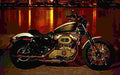 Harley Davidson XL 1200 Custom 2004 2 motorbike A4 Photo Print