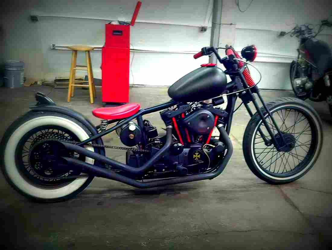 Harley Davidson XLCH 1000 1000cc 2 motorbike A4 Photo Print