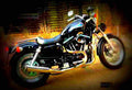 Harley Davidson XLH 1200 1989 2 motorbike A4 Photo Print