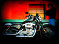 Harley Davidson XLH 1200 1989 4 motorbike A4 Photo Print