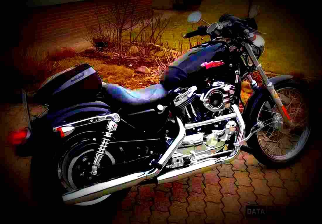 Harley Davidson XLH 1200 2003 1 motorbike A4 Photo Print