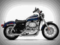 Harley Davidson XLH 883 Hugger 1992 2 motorbike A4 Photo Print