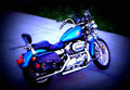 Harley Davidson XLH 883 Hugger 1999 1 motorbike A4 Photo Print