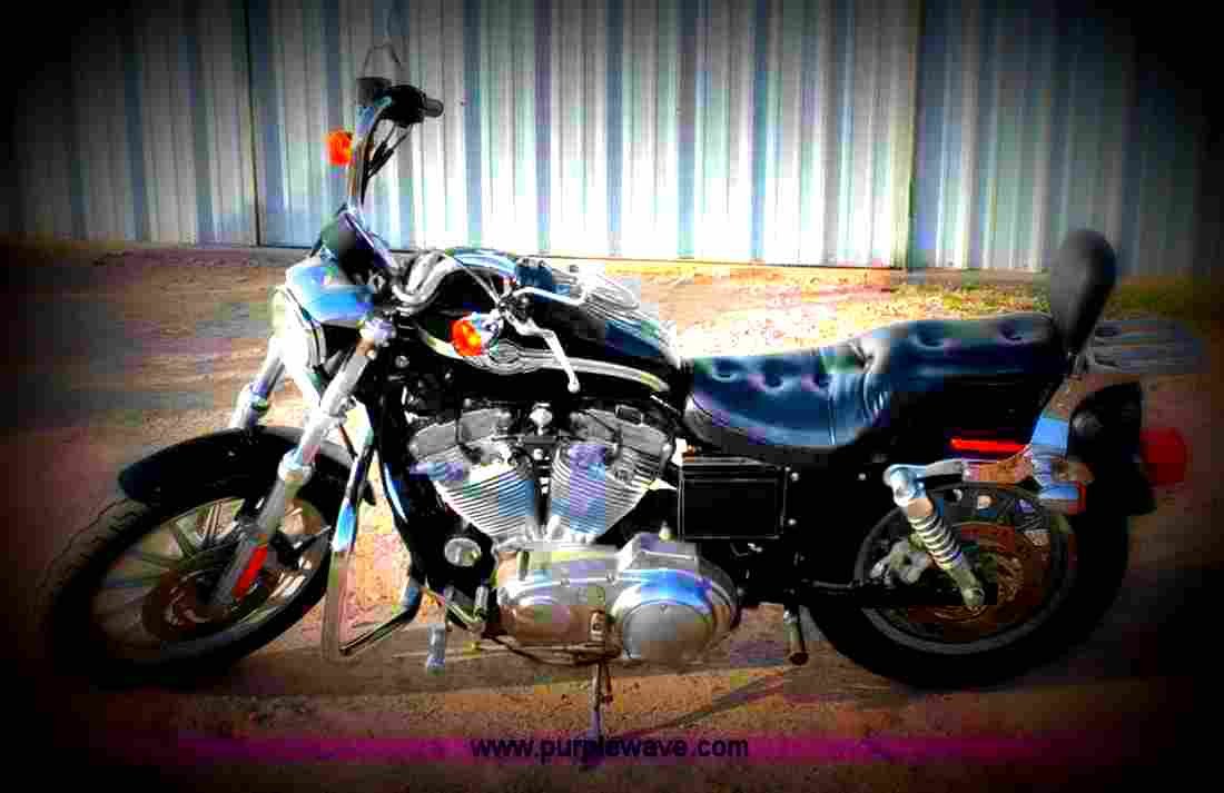 Harley Davidson XLH 883 Hugger 2003 3 motorbike A4 Photo Print
