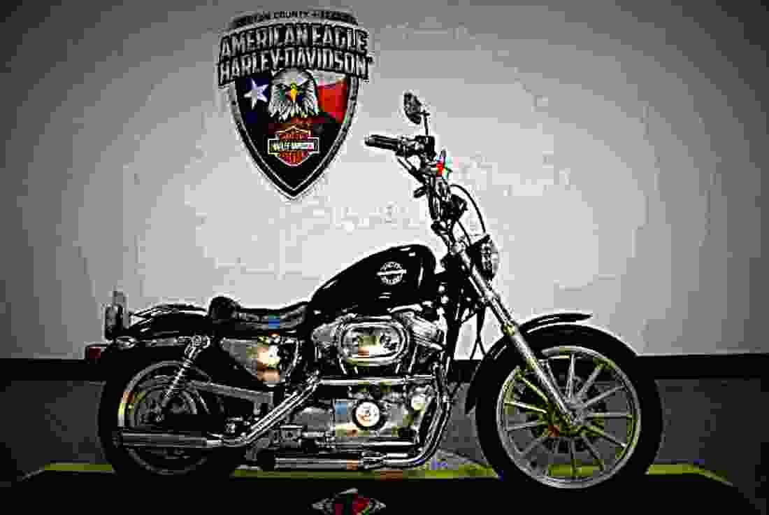 Harley Davidson XLH 883 Hugger (reduced effect) 1990 6 motorbike A4 Photo Print