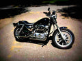 Harley Davidson XLH 883 Hugger (reduced effect) 1992 3 motorbike A4 Photo Print