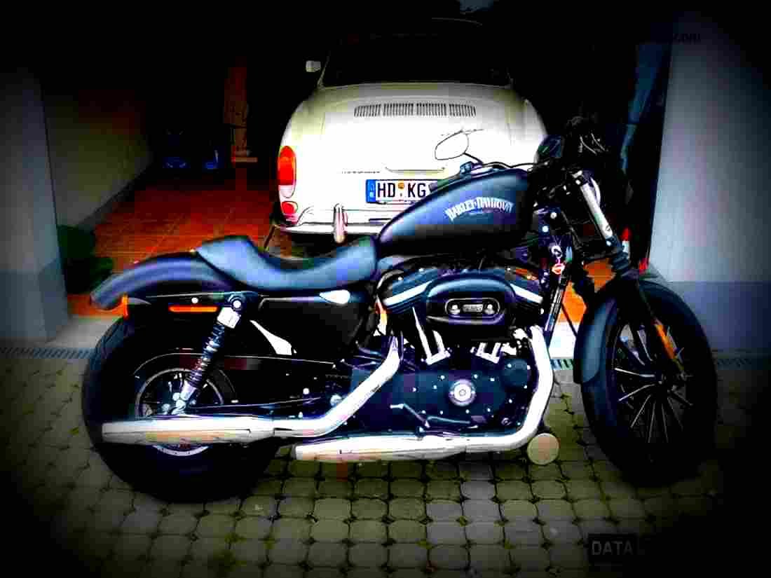 Harley Davidson XLH 883 Roadster 1988 4 motorbike A4 Photo Print