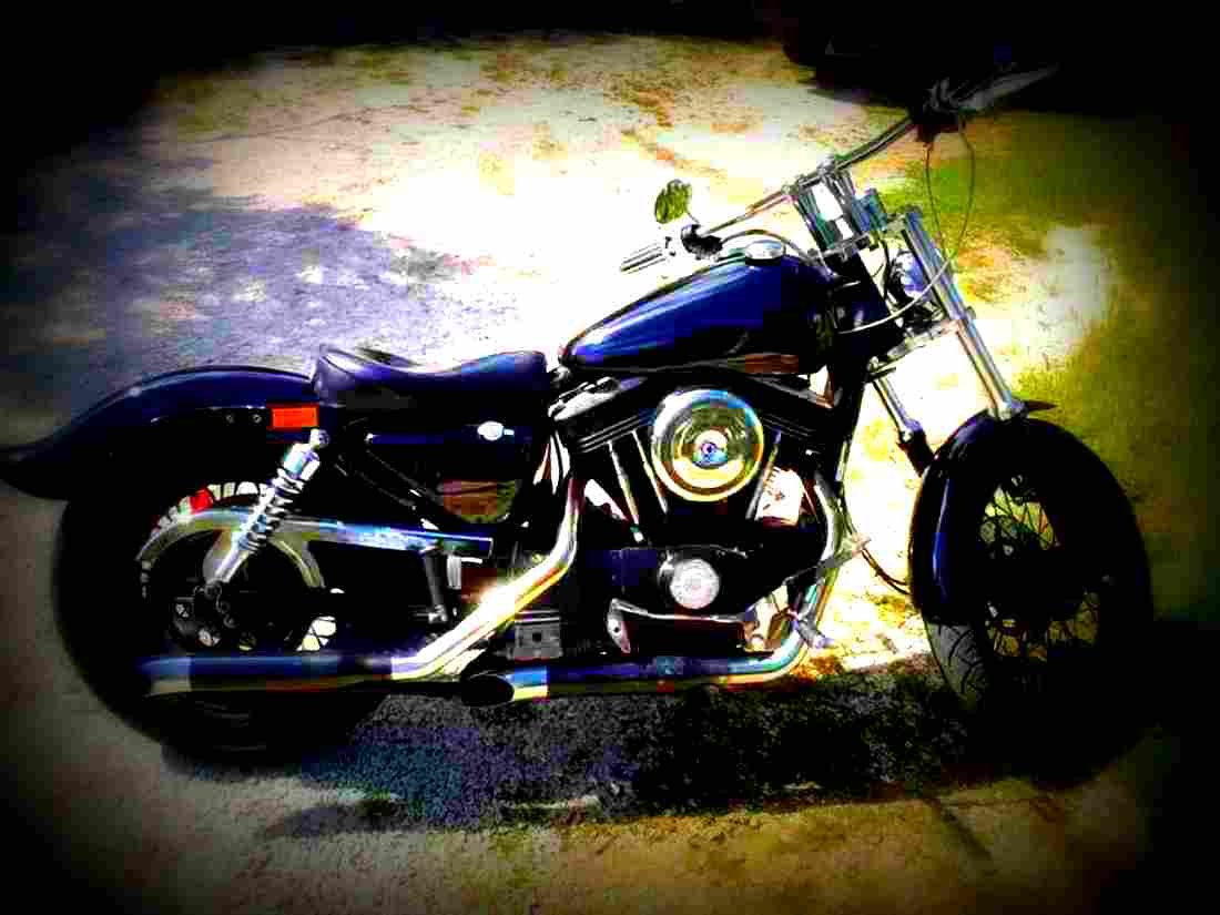 Harley Davidson XLH 883 Roadster 1989 2 motorbike A4 Photo Print