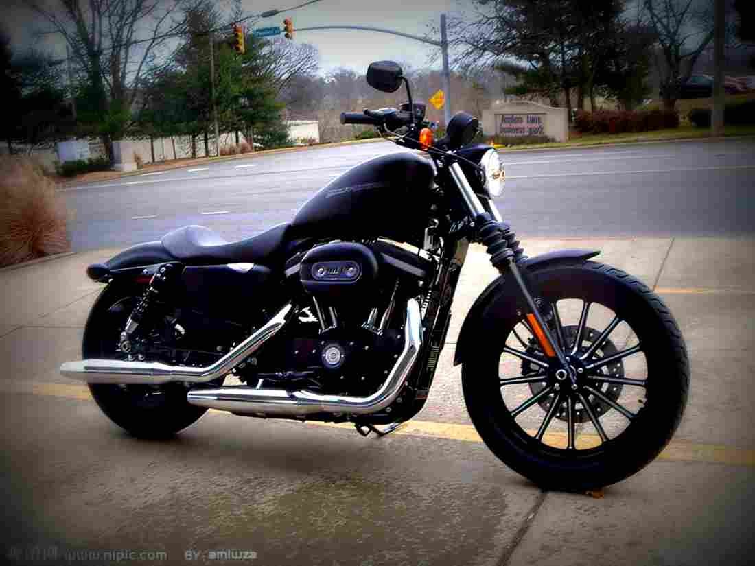 Harley Davidson XLH 883 Roadster 1991 2 motorbike A4 Photo Print