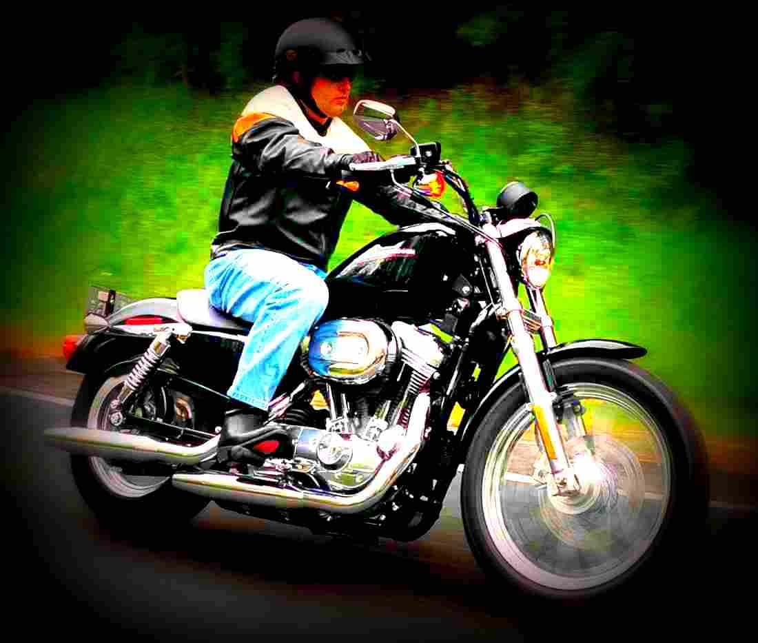 Harley Davidson XLH 883 Roadster 2000 4 motorbike A4 Photo Print