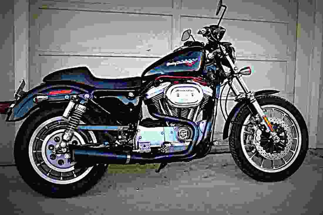 Harley Davidson XLH 883 Roadster 2000 5 motorbike A4 Photo Print