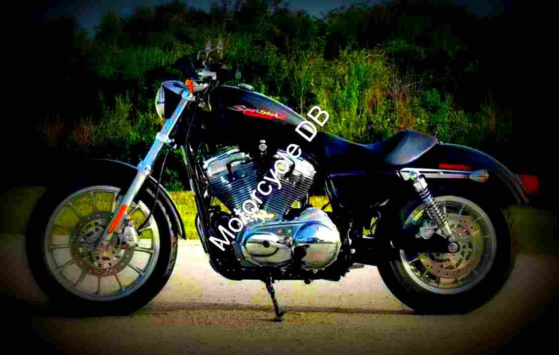 Harley Davidson XLH 883 Roadster (reduced effect) 1988 3 motorbike A4 Photo Print