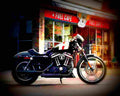 Harley Davidson XLH 883 Roadster (reduced effect) 1988 4 motorbike A4 Photo Print