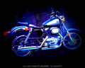 Harley Davidson XLX 1000 61 1983 5 motorbike A4 Photo Print