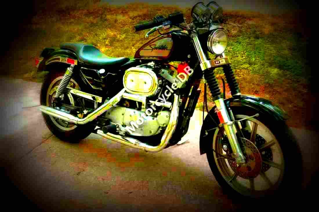 Harley Davidson XLX 1000 61 1985 3 motorbike A4 Photo Print