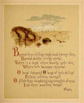 Harlow Louis Green Pastures & Still Waters 1887 Beyond these chilling winds A4 Photo Print