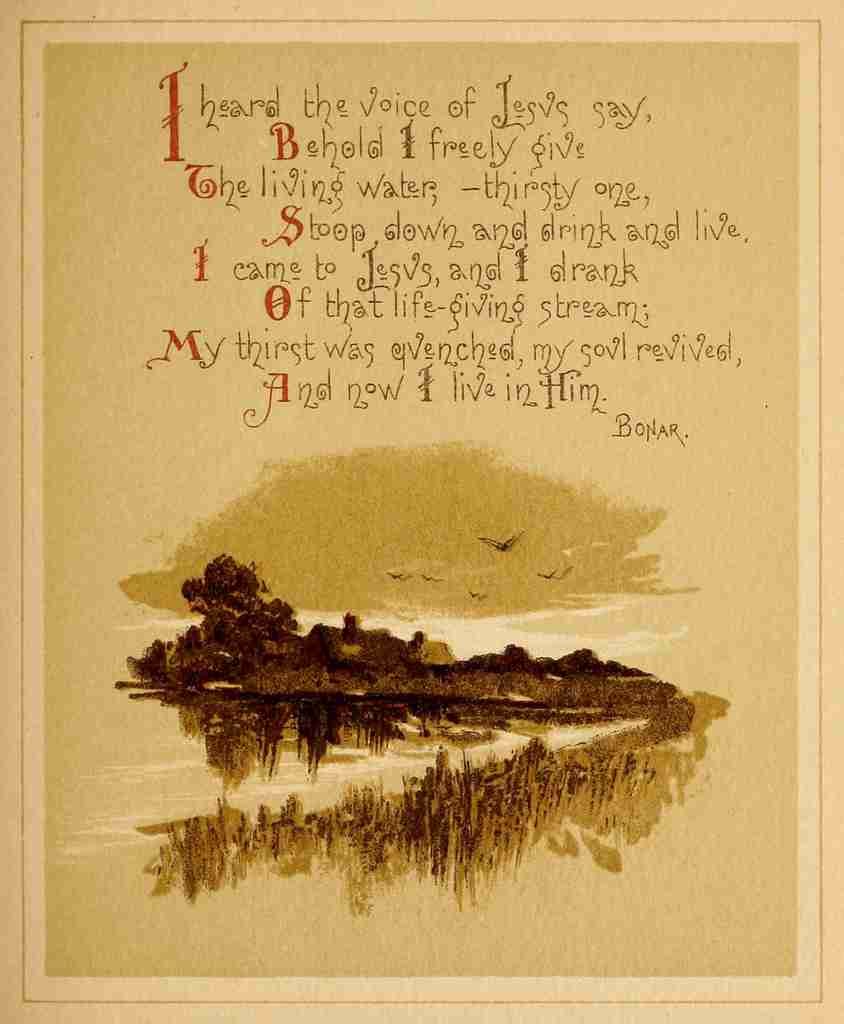 Harlow Louis Green Pastures & Still Waters 1887 I heard the voice A4 Photo Print