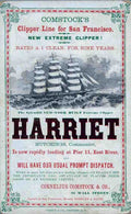 Harriet Clipper Advert Vintage A4 Photo Print