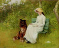 Harris Edwin Harris Edwin A Quiet Read A4 Photo Print
